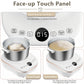 Electric Dough Mixer with Fermentation Function, 7-liter Capacity Dough Mixer, 304 Stainless Steel Food Mixer, Intelligent Gentle and Powerful Kneading Modes, Suitable for Bread, Pizza, Pasta, Noodles, Perfect for Making Bread, Pizza