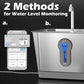 Smart Cat Water Dispenser (with app), 3.5-liter stainless steel gravity-fed pet water dispenser, silent pump, low water level alarm and water consumption tracking function