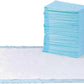 Basic leak-proof dog and puppy toilet training pad. Quick and dry five-layer design, large size (28 x 34 inches), blue and white color, 40 packs per box