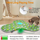 Interactive cat toy - Rechargeable, hidden moving feathers, realistic mouse sound toy, touch-activated kitten play toy, suitable for adult cats that get bored indoors.