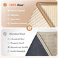 Cat scratching post - For indoor cats. 24.8-inch L-shaped cat scratching post with vertical climbing scratching pad. Solid wood cat furniture (medium size)