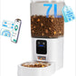 Automatic Cat Feeder with 5G WiFi: Automatic Dog Feeder with Slow Feed & Smart APP Control, 7L Timed Auto Cat Food Dispenser with Alexa for Pets, Detachable for Easy Cleaning - 29 Cups