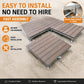 Customized Portable Deck Platform Durable Fireproof Waterproof Wpc Prefab Deck for Patio