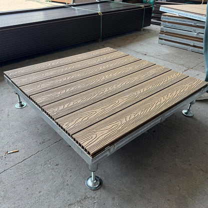 Customized Portable Deck Platform Durable Fireproof Waterproof Wpc Prefab Deck for Patio