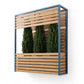 6ft Wood & Metal Privacy Planter with Trellis