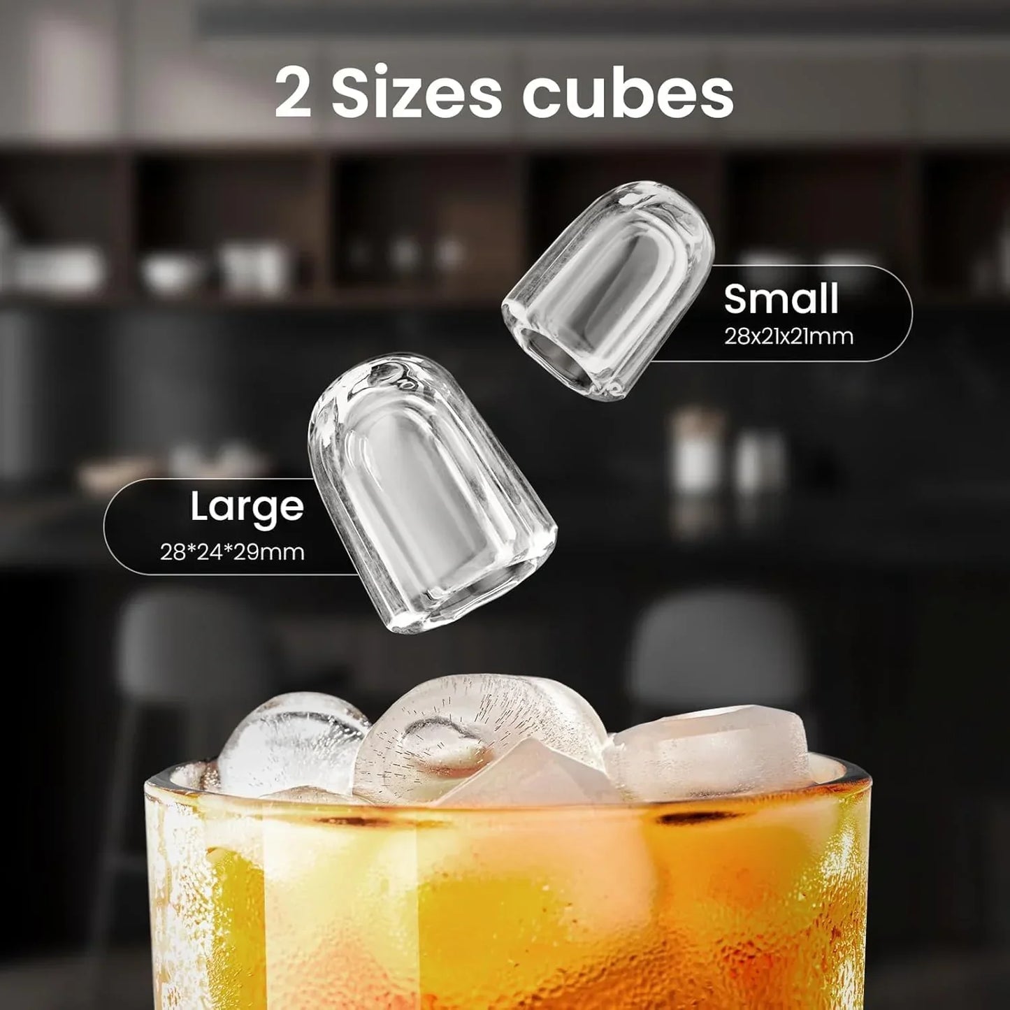 NOVARA Countertop Nugget Ice Maker 58015RIM0