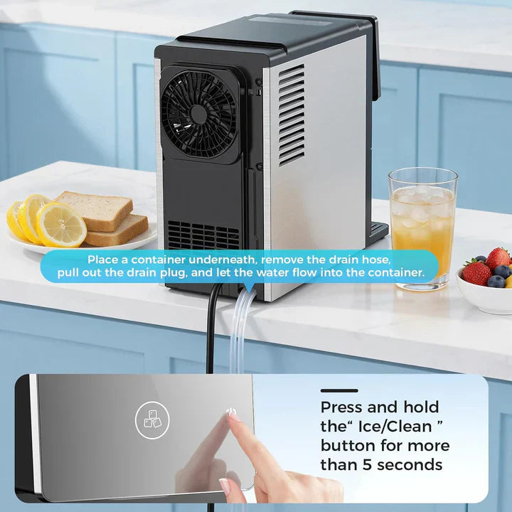 NOVARA Countertop Nugget Ice Maker 58015RIM0